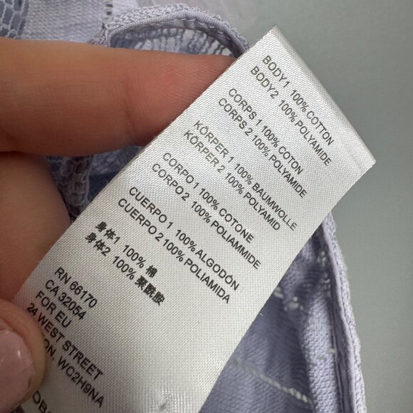 FREE PEOPLE madonna crop lace/tulle top size M - Picture 6 of 7